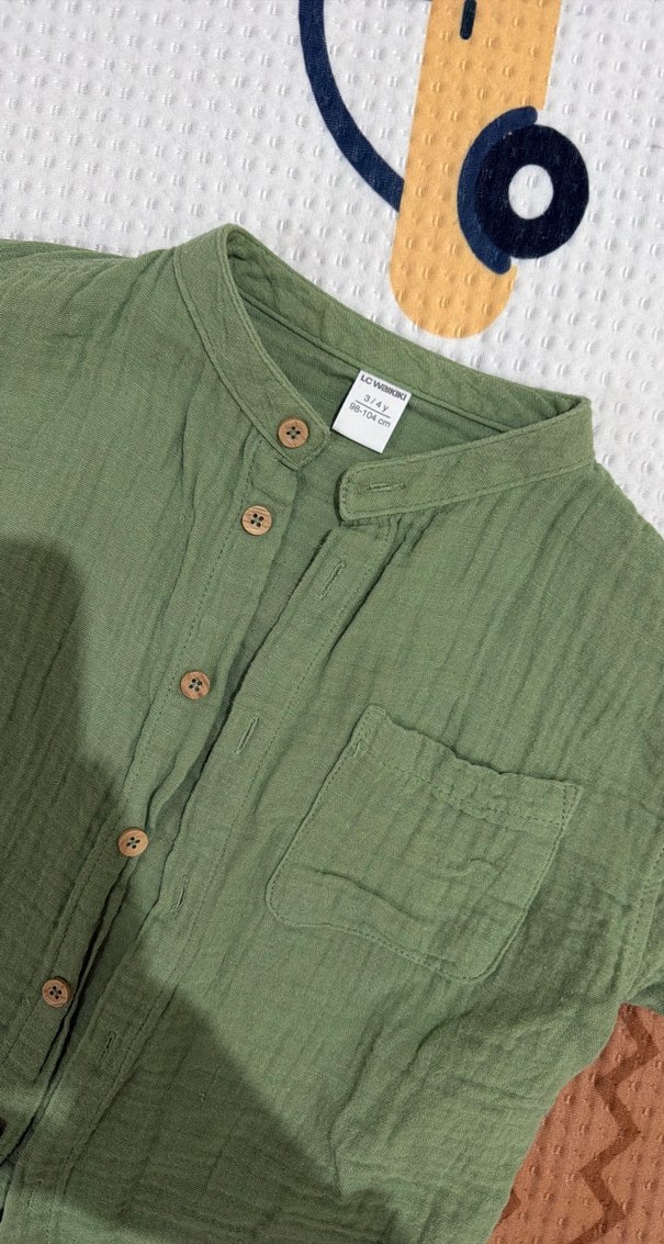 erkek bebek gömlek - Görsel 2