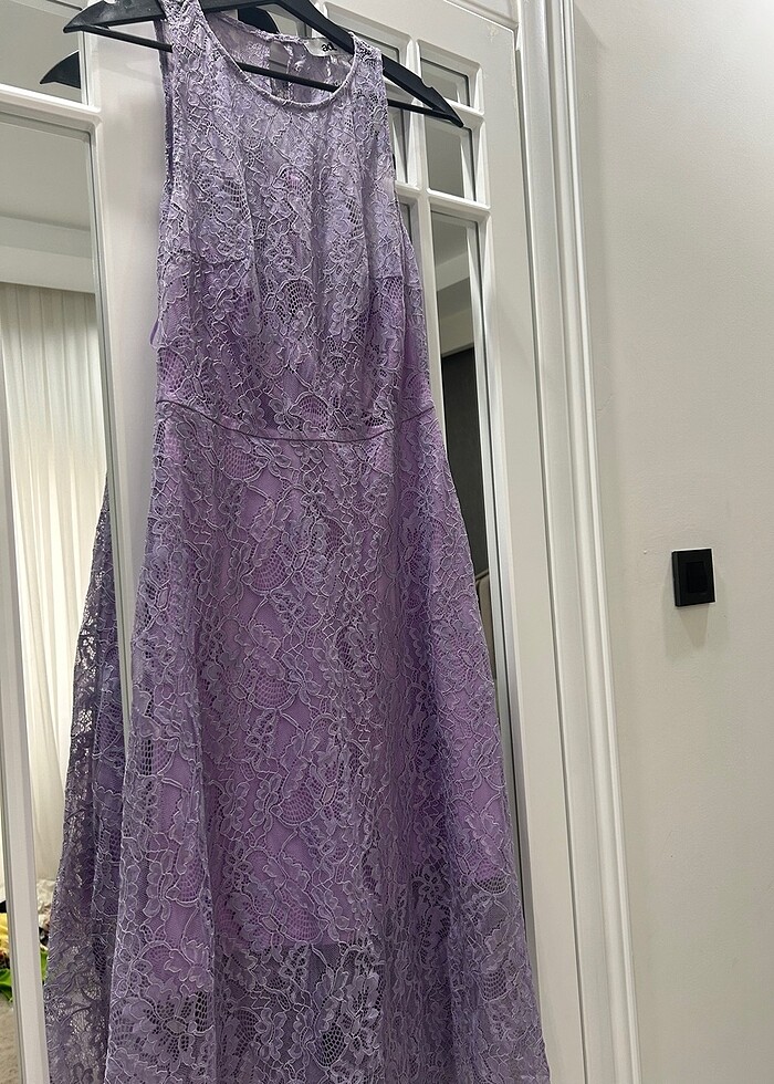 adl güpürlü elbise - Görsel 2