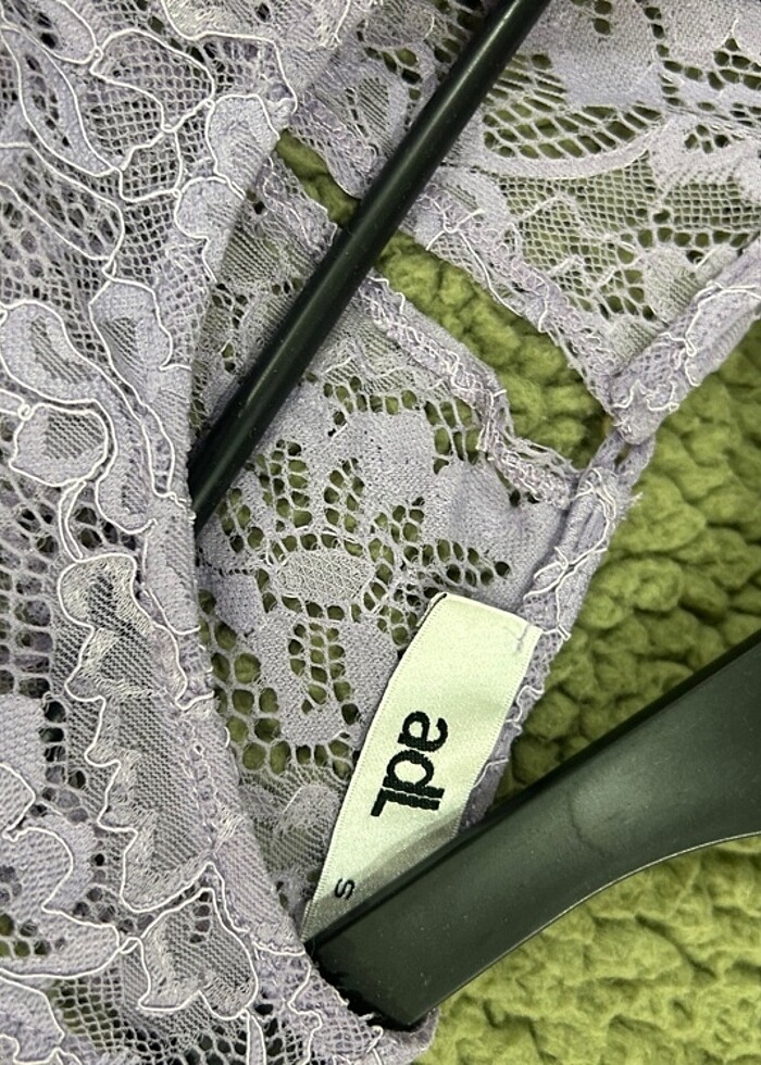 adl güpürlü elbise - Görsel 4