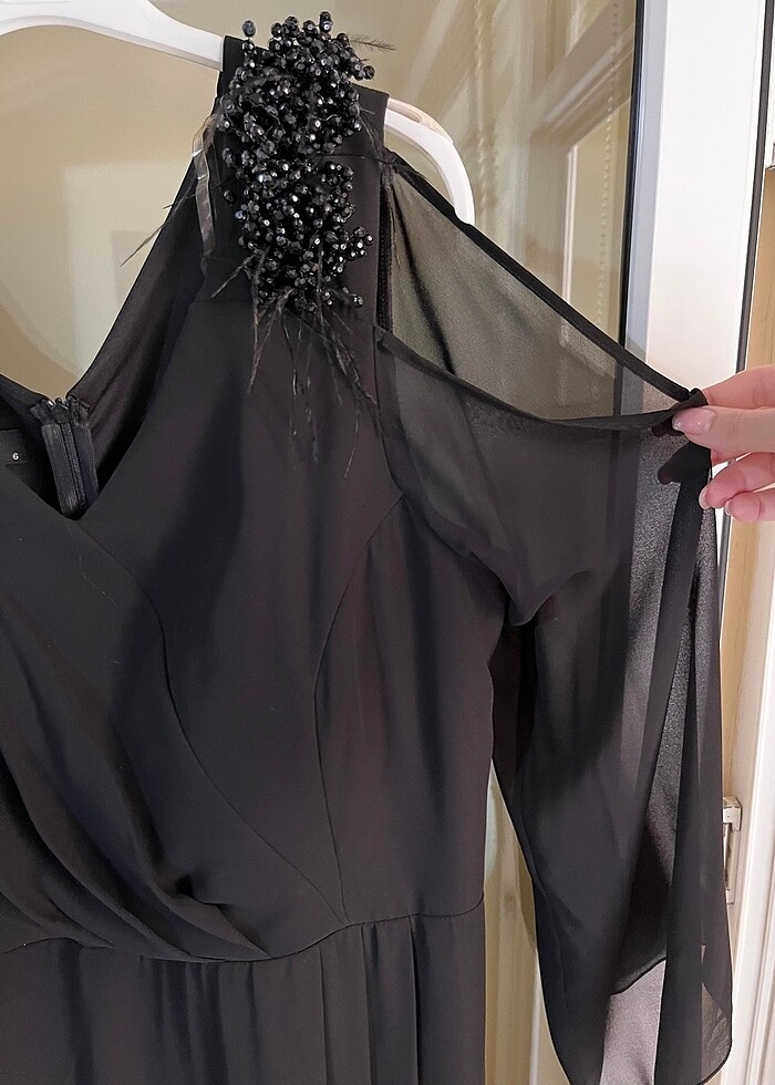 Uzun şık elbise - Görsel 2