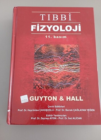  Guyton & Hall Tıbbi Fizyoloji kitabi 