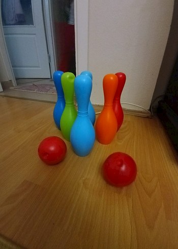 Renkli Mini Bowling Oyuncak Seti - Görsel 2