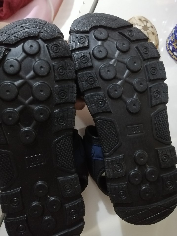 Erkek Çocuk Mavi Bantlı Kauçuk Sandalet - Görsel 2