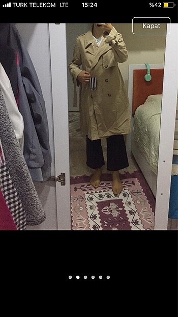 Zara bej trençkot