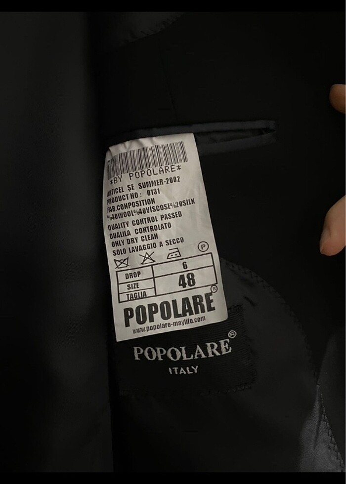 Erkek ceket blazer vintage y2k - Görsel 5