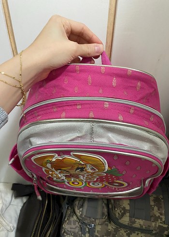 Renkli Pembe Çocuk Okul Çantası - Görsel 6