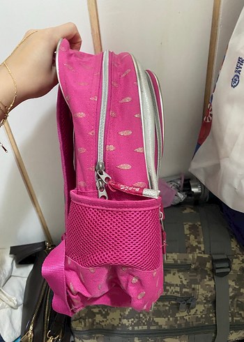 Renkli Pembe Çocuk Okul Çantası - Görsel 5