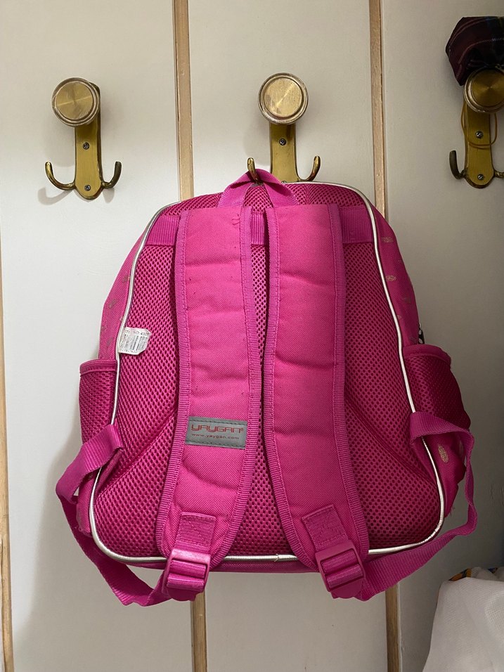 Renkli Pembe Çocuk Okul Çantası - Görsel 3