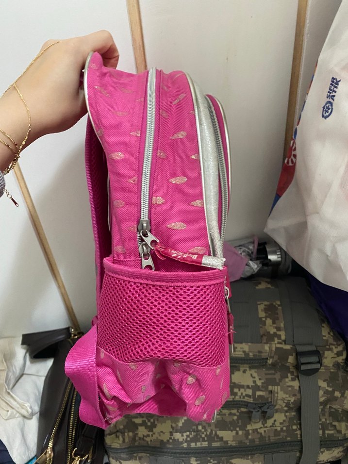 Renkli Pembe Çocuk Okul Çantası - Görsel 5