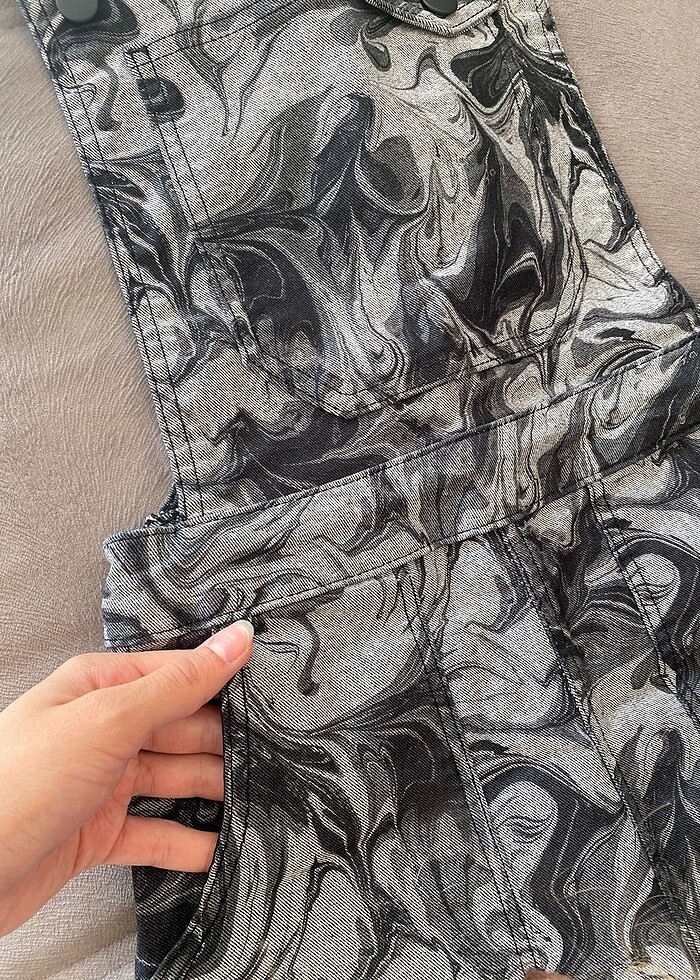 Bahçıvan desenli pantolon - Görsel 2