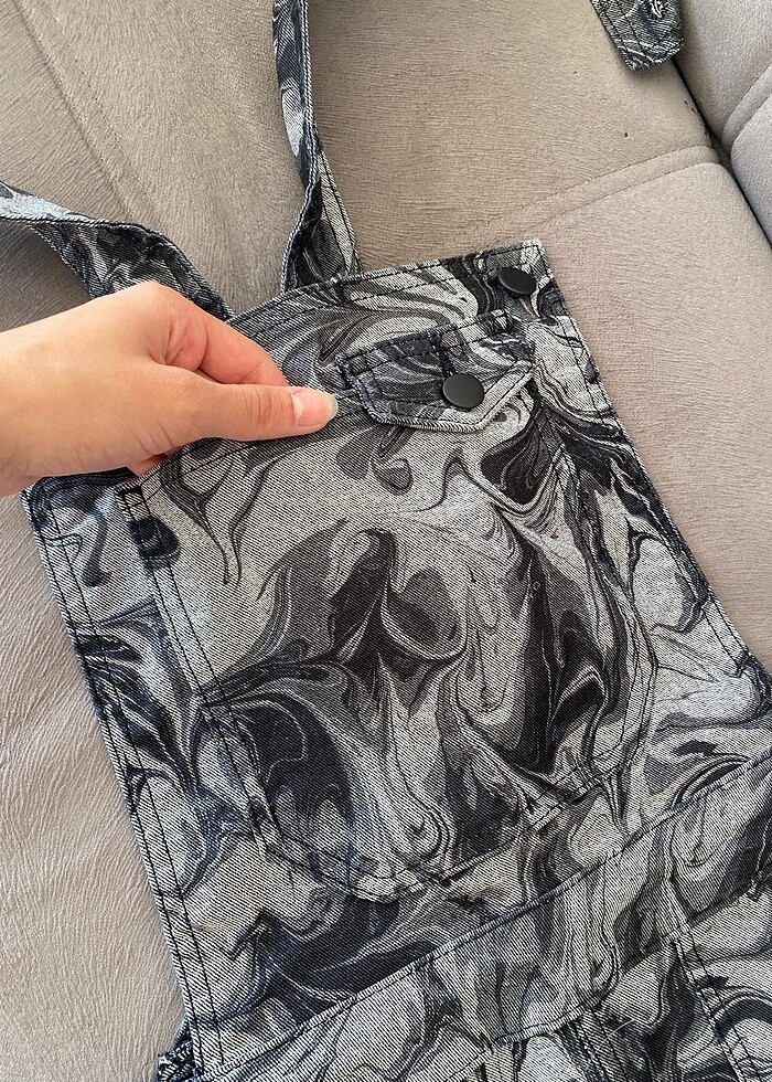 Bahçıvan desenli pantolon - Görsel 3