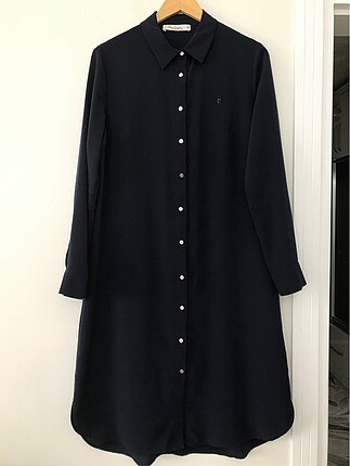 Pierre Cardin marka lacivert tunik gömlek