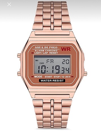 Aqua Di Polo Rose gold Kol saati