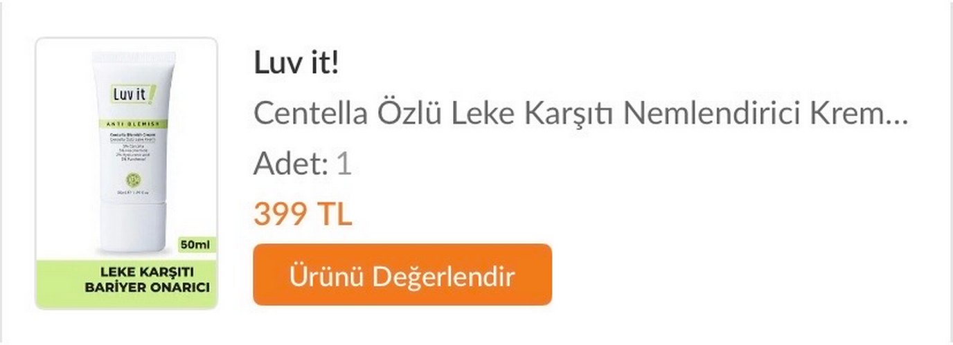 Luvit Anti-Blemish Centella Kremi 50ml - Görsel 2