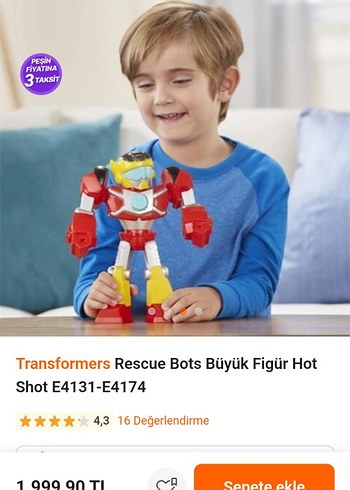 Toys'R'Us Renkli Kırmızı Aksiyon Figürü - Görsel 8