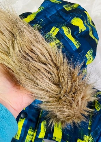 Sokak Stili Erkek Çocuk Kürklü Mont - Görsel 6