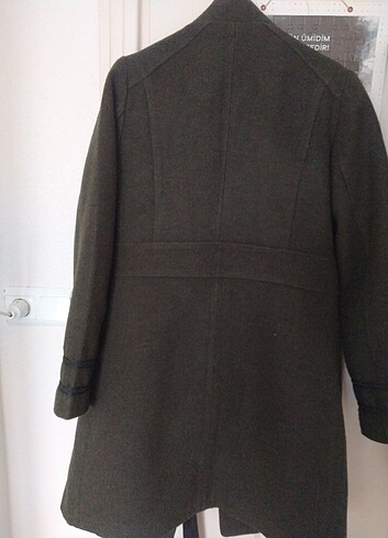 LCW haki kaşe kaban  - Görsel 7