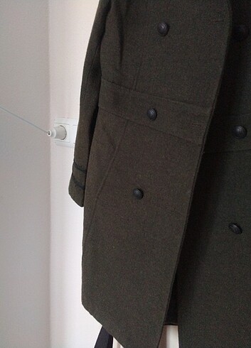 LCW haki kaşe kaban  - Görsel 8