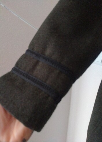 LCW haki kaşe kaban  - Görsel 9