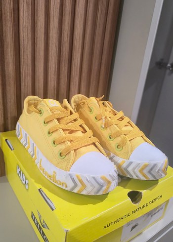 Benetton Sarı Renkli Spor Ayakkabı - Görsel 6