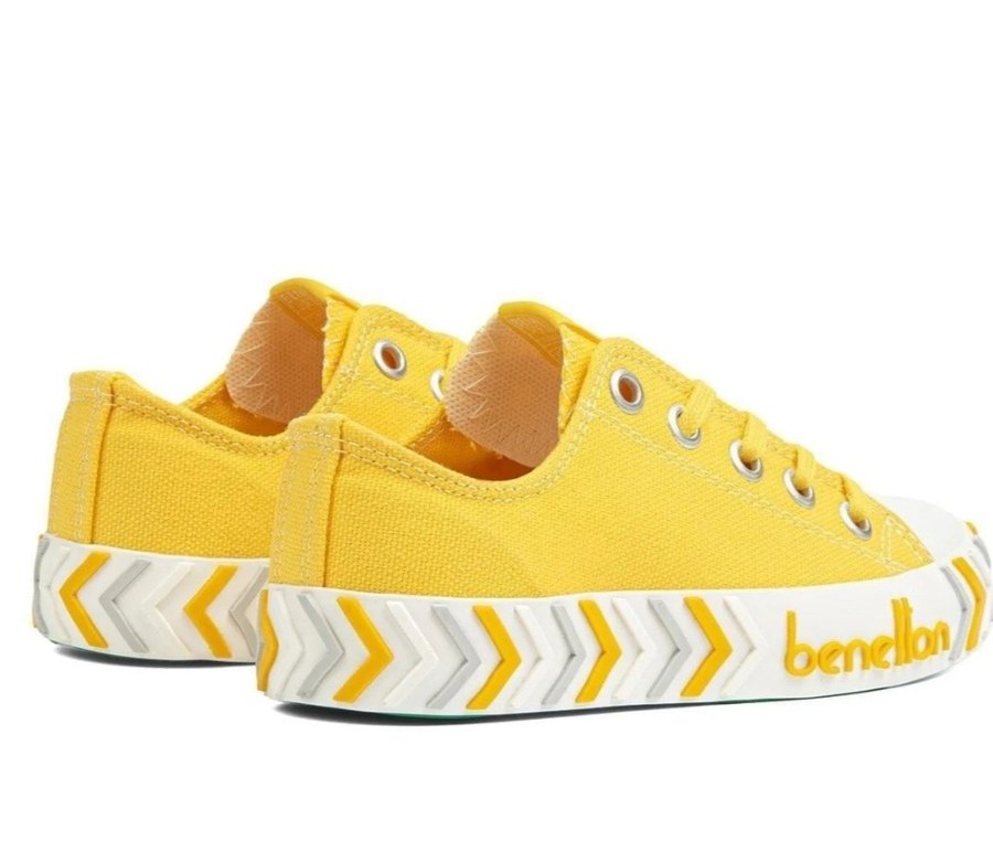 Benetton Sarı Renkli Spor Ayakkabı - Görsel 4