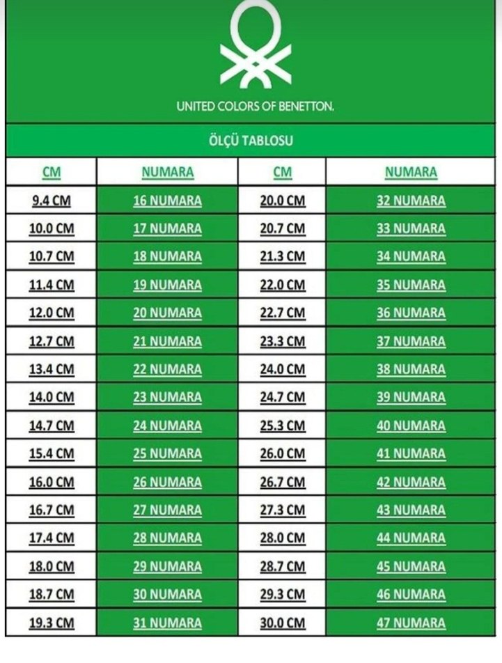 Benetton Sarı Renkli Spor Ayakkabı - Görsel 3