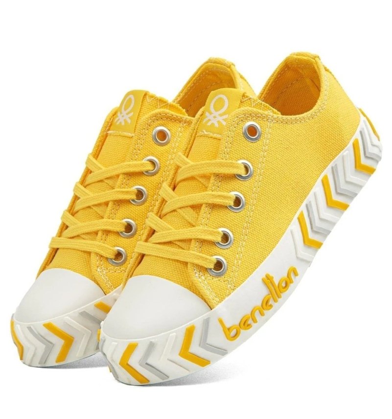 Benetton Sarı Renkli Spor Ayakkabı - Görsel 5