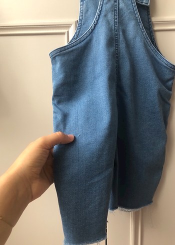 LC Waikiki Mavi Kot Askılı Tulum