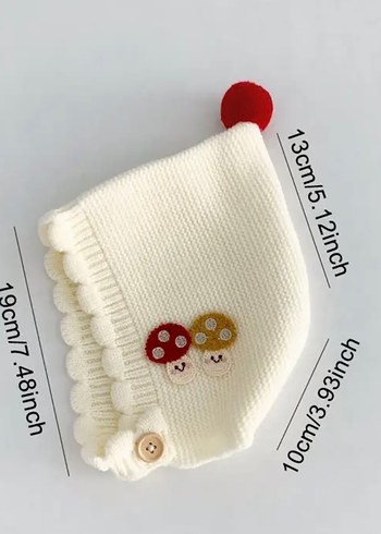 Nakışlı Bohem Bebek Şapka  - Görsel 4