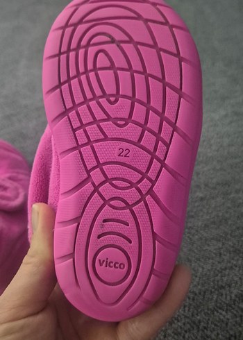 Kızlar için Pembe Sıcak ev ayakkabısı - Görsel 4