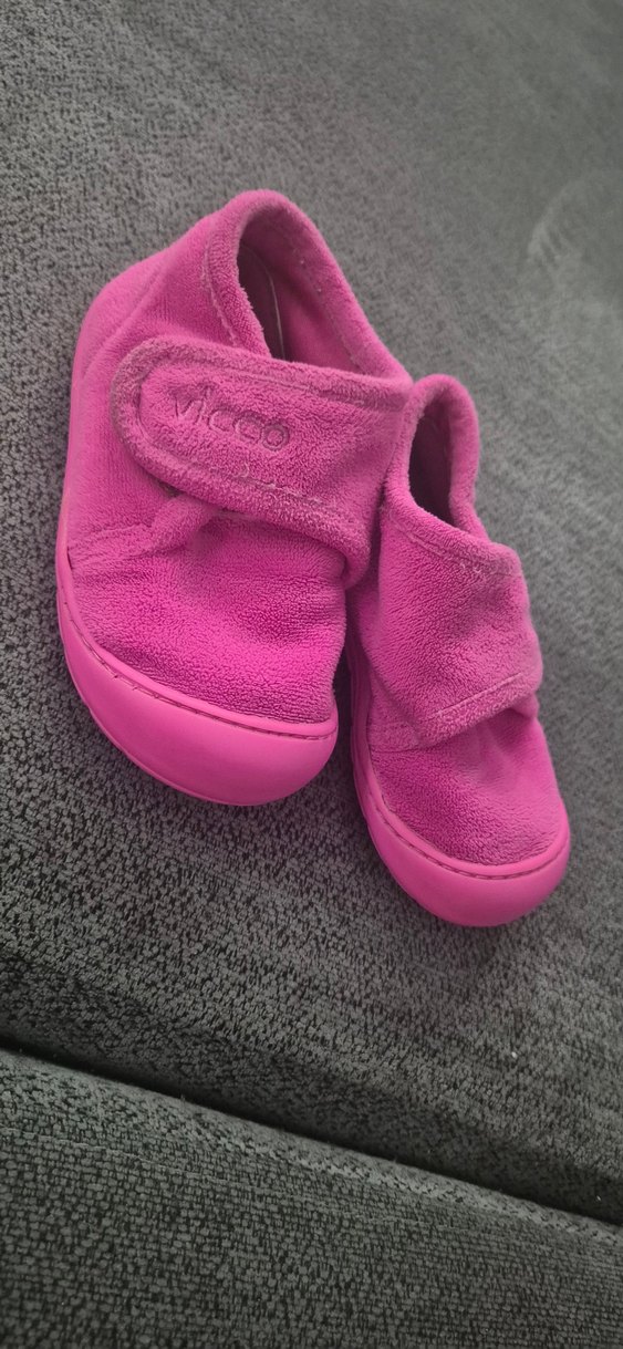 Kızlar için Pembe Sıcak ev ayakkabısı - Görsel 2