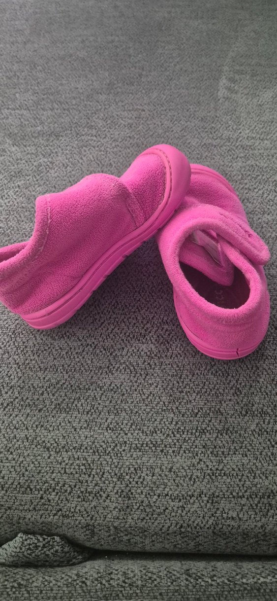 Kızlar için Pembe Sıcak ev ayakkabısı - Görsel 3