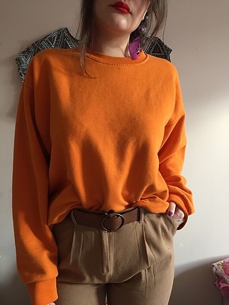 American Vintage turuncu sweatshirt