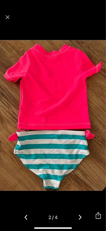 Carter's Carters Uv Korumalı kız mayo