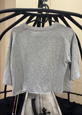 Gri Baskılı tişört - Görsel 2