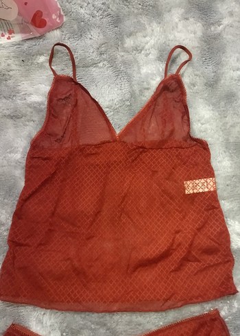 Kırmızı Bohem Kadın Şort İç Giyim - Görsel 4