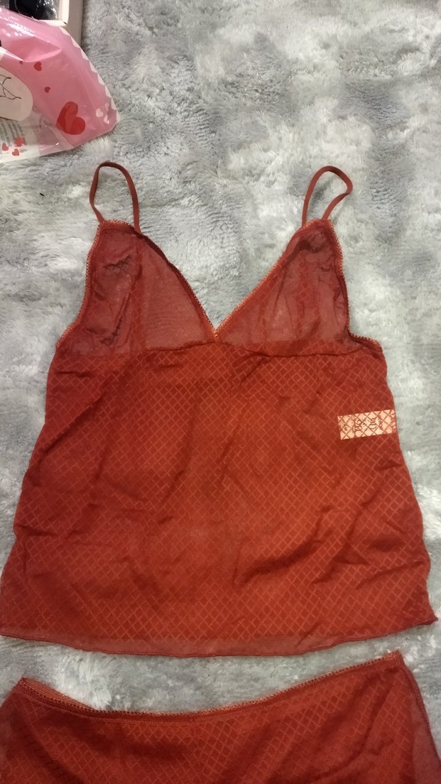 Kırmızı Bohem Kadın Şort İç Giyim - Görsel 4