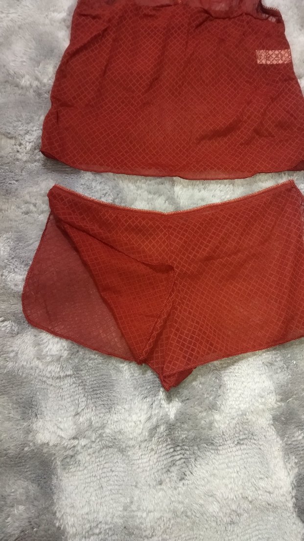 Kırmızı Bohem Kadın Şort İç Giyim - Görsel 2