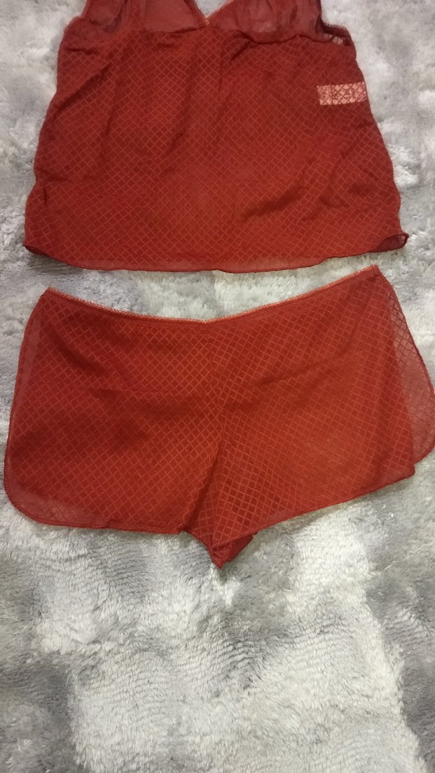 Kırmızı Bohem Kadın Şort İç Giyim - Görsel 3