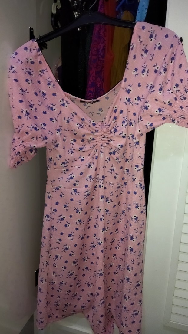 Pudra pembe Renk Elbise - Görsel 2