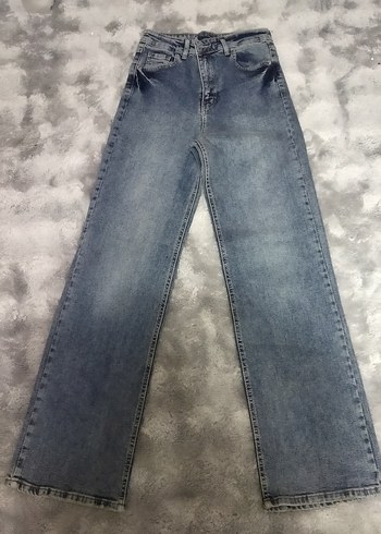 Kadın Gri Mavi Denim  Midi Jean - Görsel 4