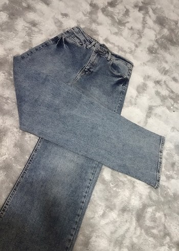 Kadın Gri Mavi Denim  Midi Jean - Görsel 2