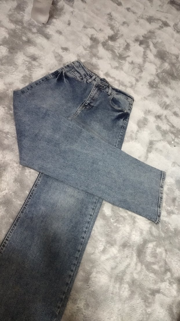 Kadın Gri Mavi Denim  Midi Jean - Görsel 2