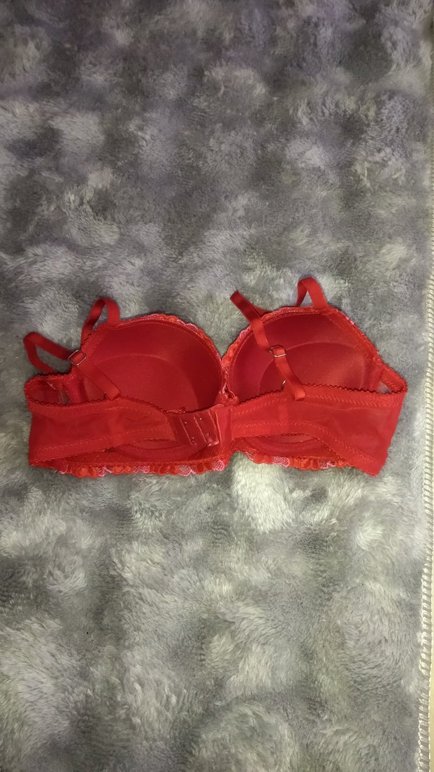 Nakışlı Kırmızı Bohem Sütyen - Görsel 2