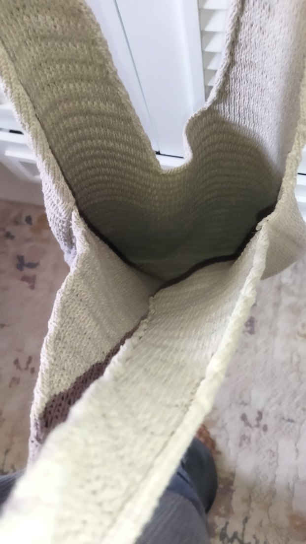 Bej Örgü Kadın Çanta - Görsel 4