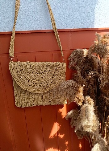 Fıstıklı clutch çanta 