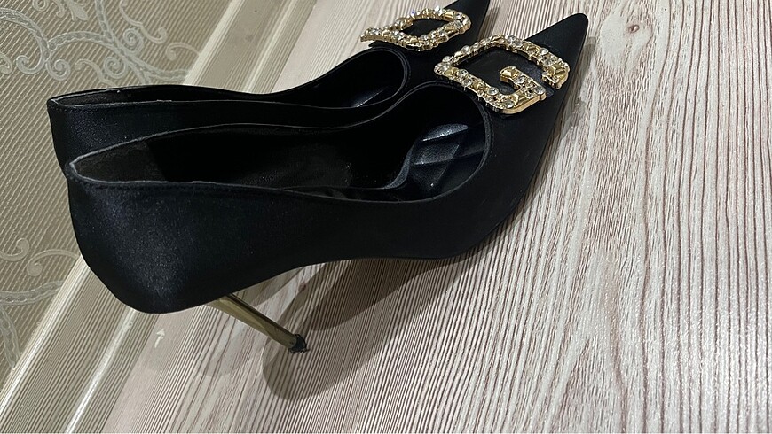 Diğer Siyah topuklu ayakkabı stiletto