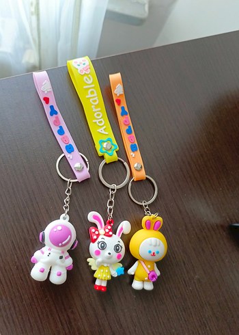 Renkli Karakterli  Anahtarlık Seti - Görsel 2