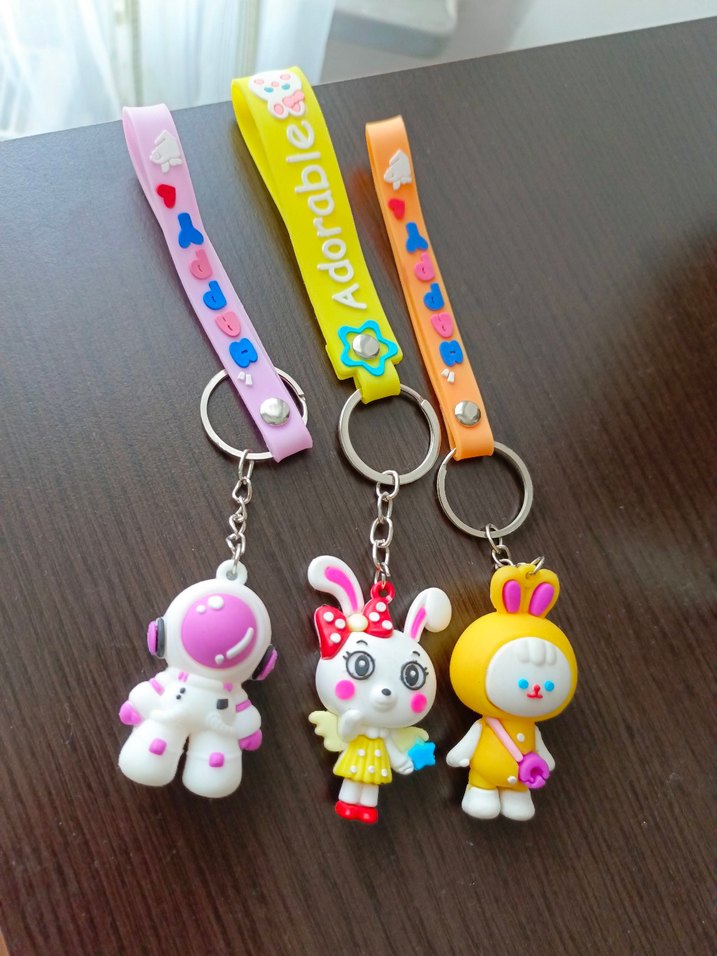 Renkli Karakterli  Anahtarlık Seti - Görsel 3