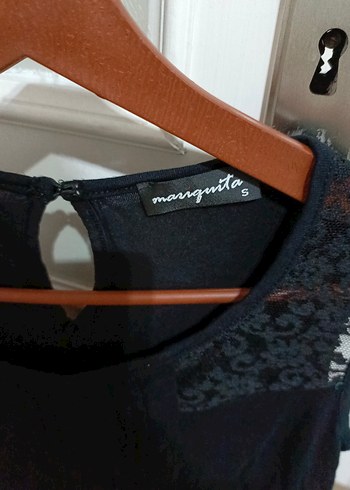 Dantel Detaylı Siyah Kolsuz Kadın Bluz - Görsel 2